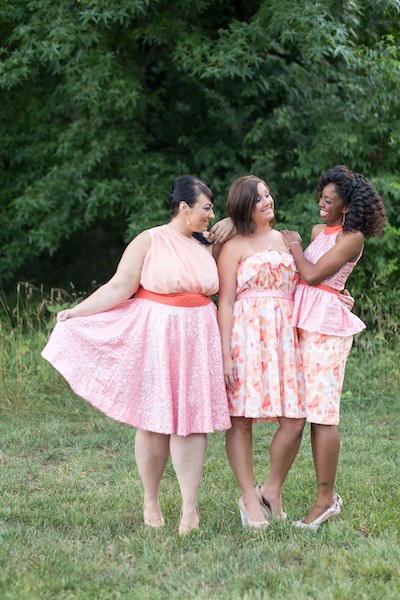 Bridesmaids Luncheon - Bridesmaids - North Carolina Wedding Planner - northCarolina event Planner - Orange and Pink decor