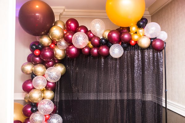 E'MAGINE Events + Co - Milestone Celebrations - North Carolina Event Planner - 60th Birthday - balloon decor - photo booth backdrop
