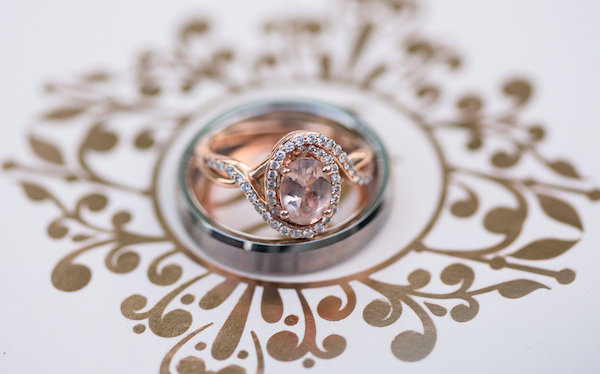 Winston Salem Wedding - Winston Salem wedding planner - North Carolina wedding planner - rose gold wedding - pink wedding - rose gold engagement ring