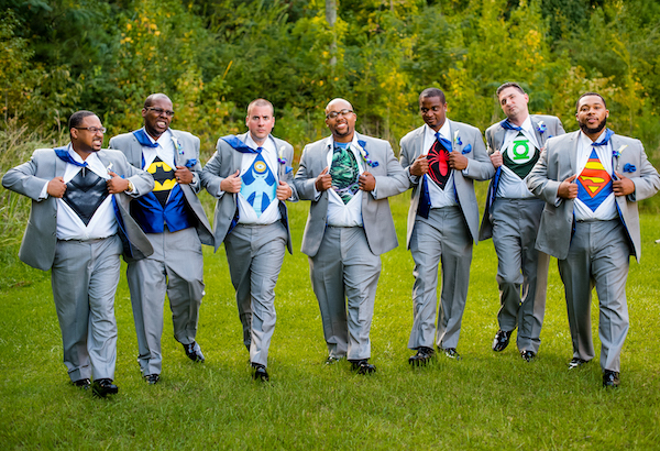 E'MAGINE Events & Co - fun ideas for grooms - super hero t shirts for groomsmen