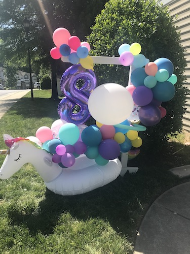 unicorn balloon art - balloon decor - unicorn - North Carolina balloon decorations